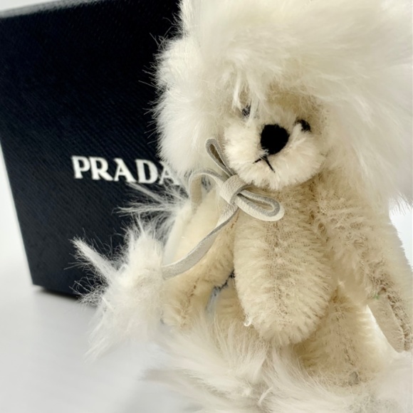 PRADA Mohair Snow Queen Bear keyring/bag charm - Picture 5 of 8